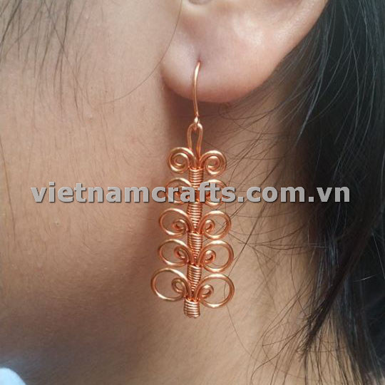 Simplicity Copper Wrap Earrings - Balsamroot Jewelry