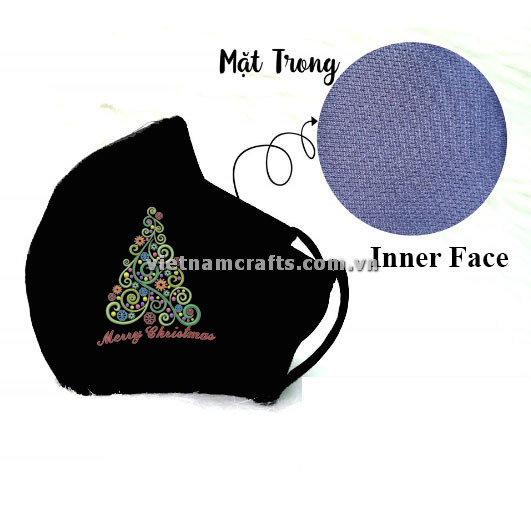 Christmas Embroidery Face Mask 25 - Christmas Tree - Vietnam ...